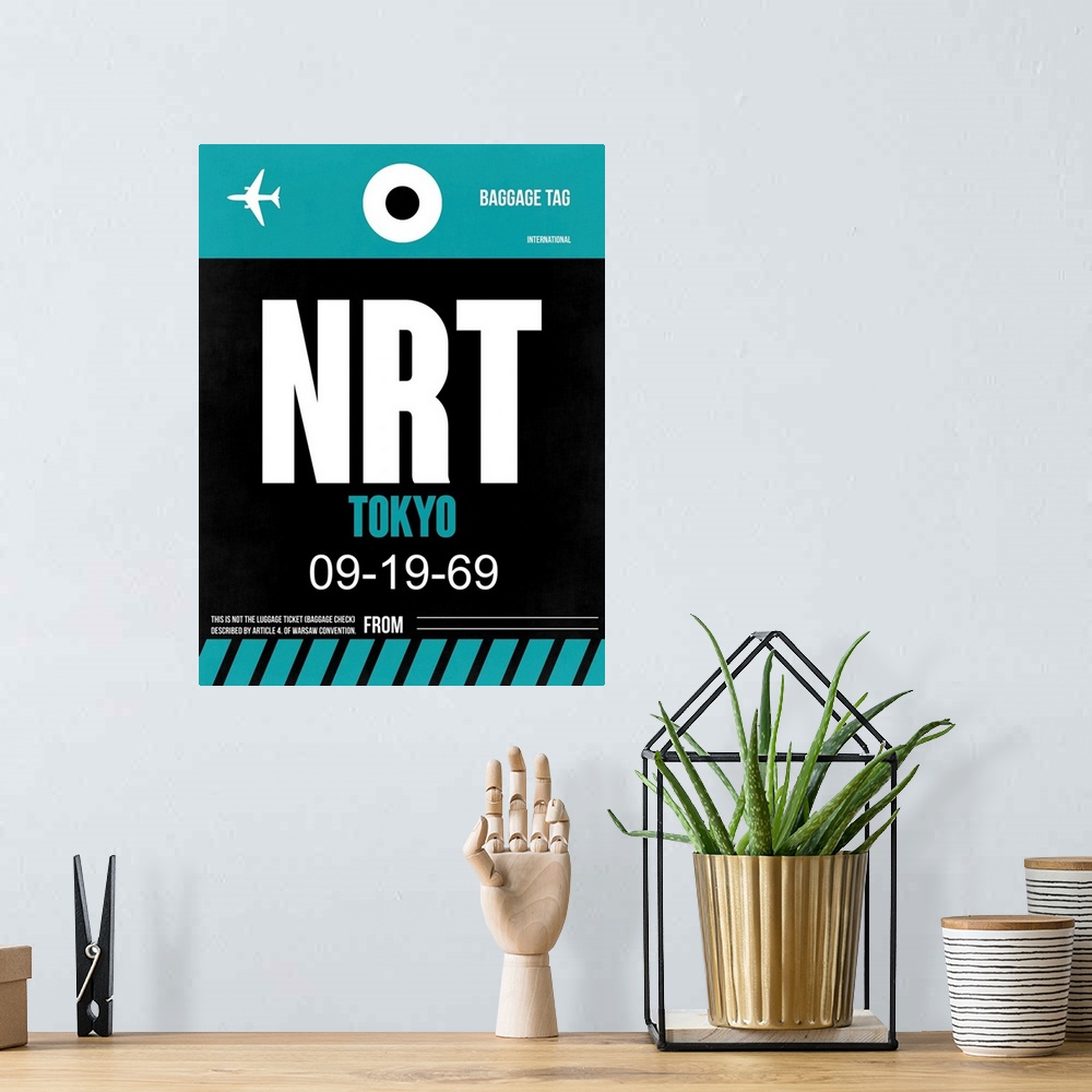 A bohemian room featuring NRT Tokyo Luggage Tag II