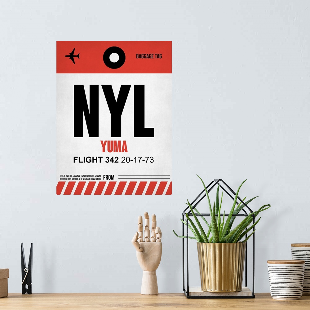 A bohemian room featuring NYL Yuma Luggage Tag I