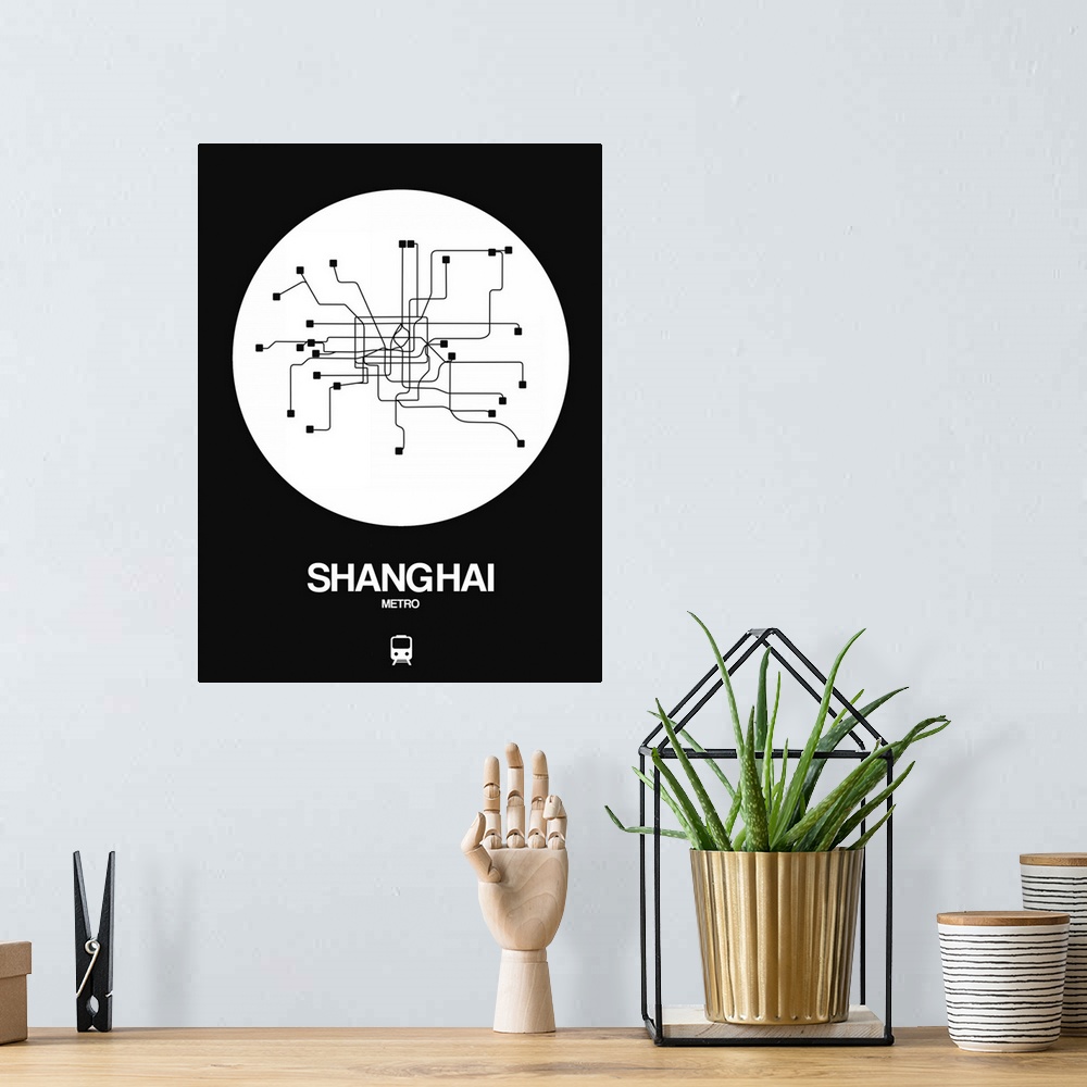 A bohemian room featuring Shanghai White Subway Map