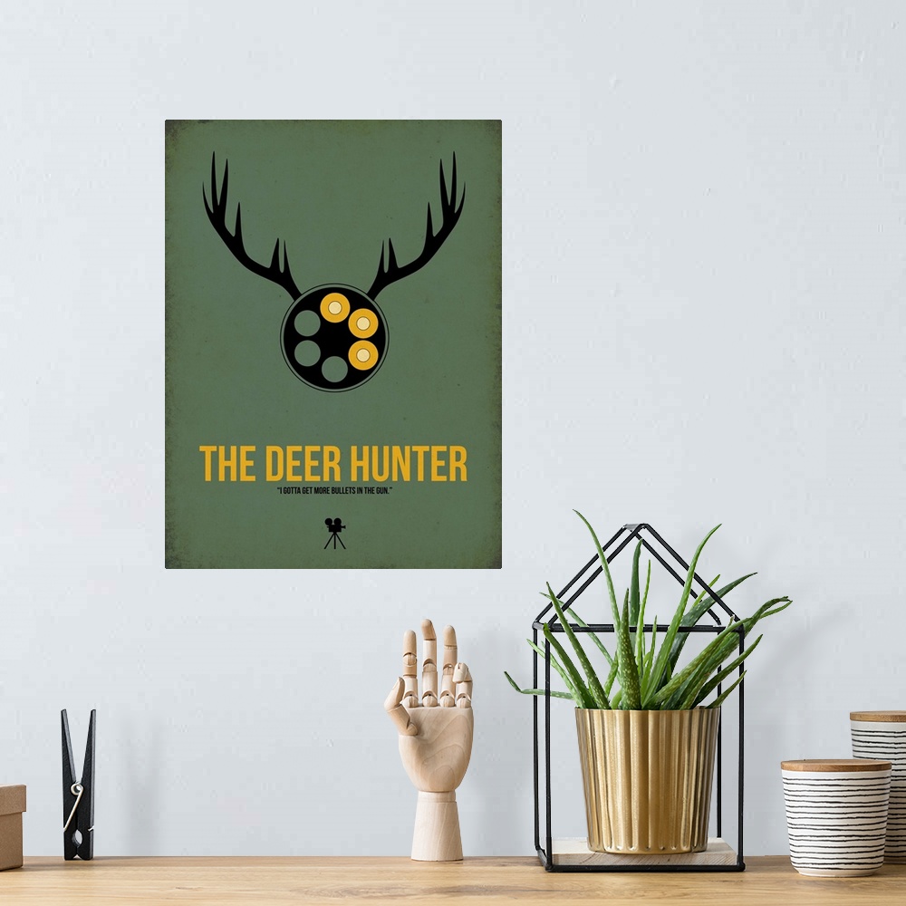 A bohemian room featuring The Deer Hunter