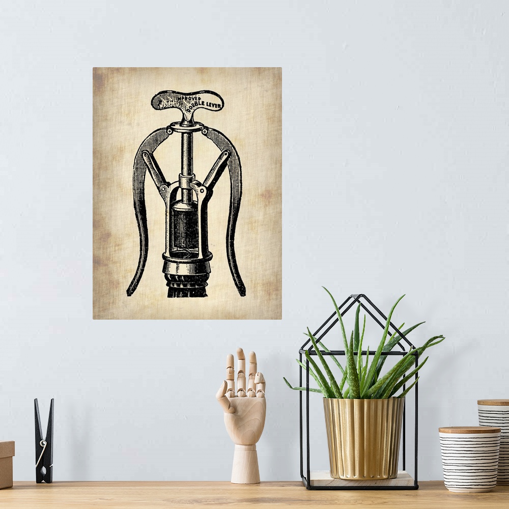 A bohemian room featuring Vintage Wine Opener I
