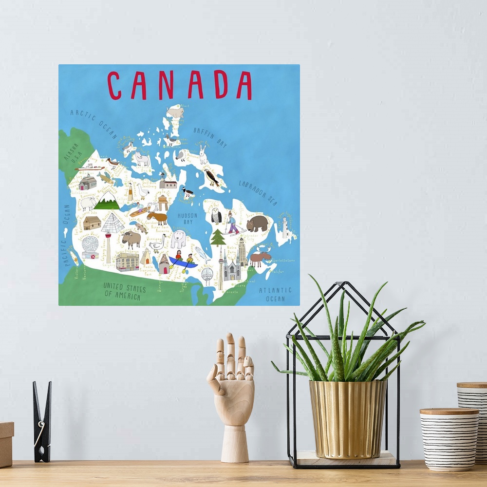 A bohemian room featuring Canada