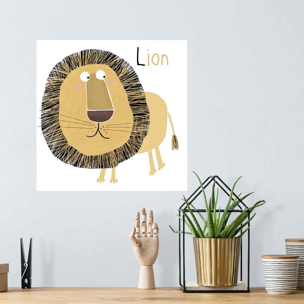 A bohemian room featuring L for Lion
