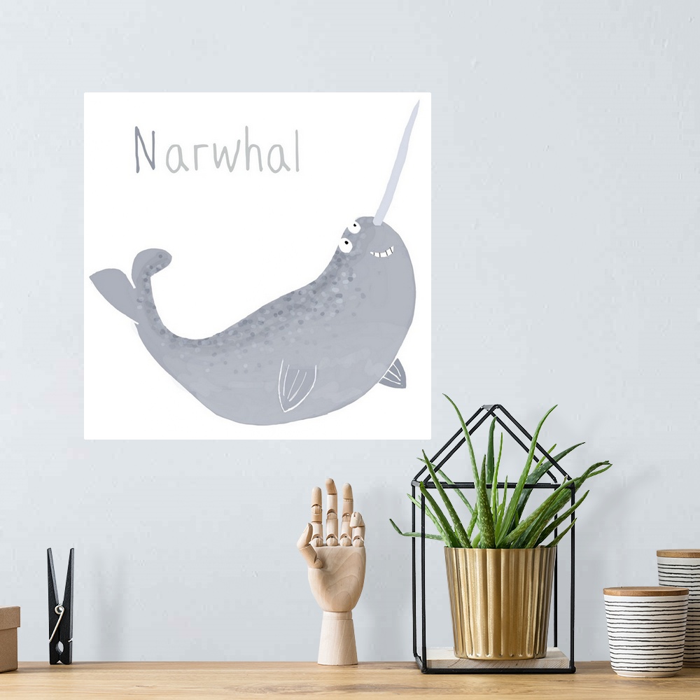 A bohemian room featuring N for Narwhal