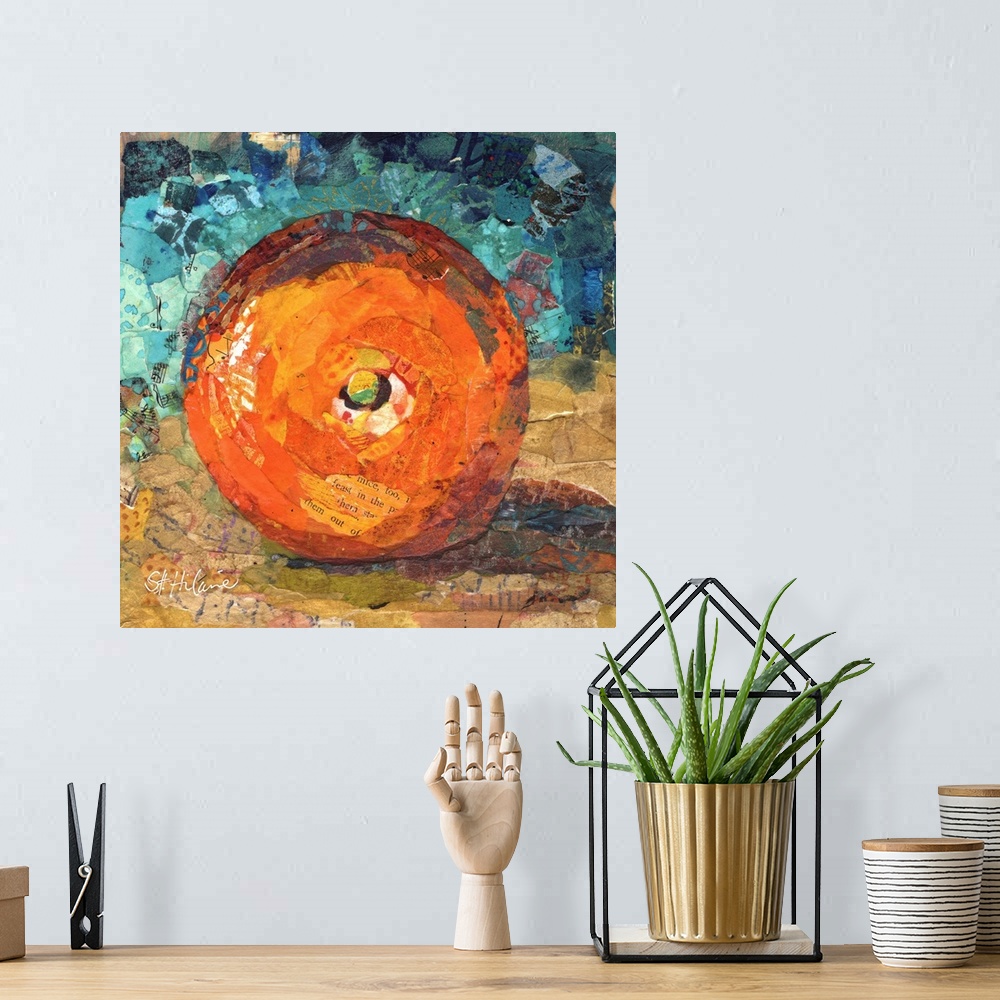 A bohemian room featuring Orange Eye