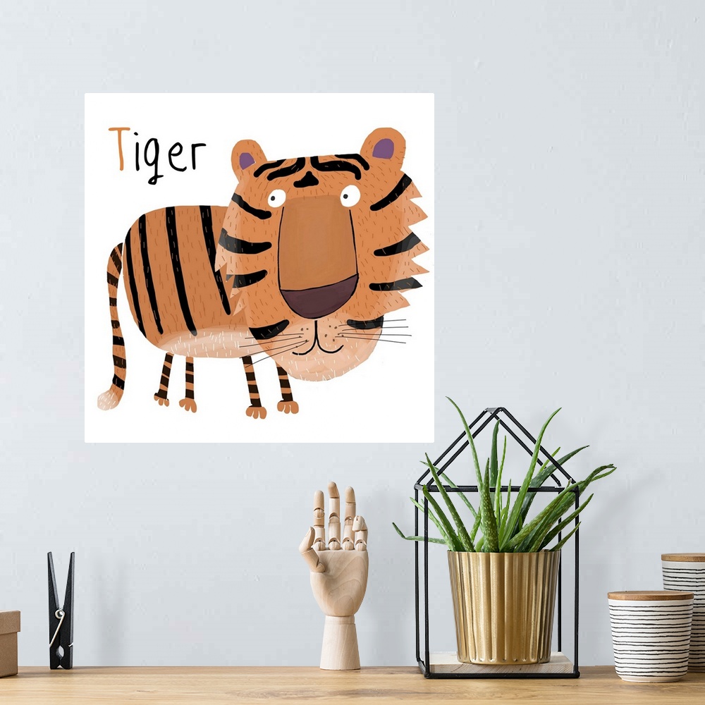 A bohemian room featuring T for Tiger