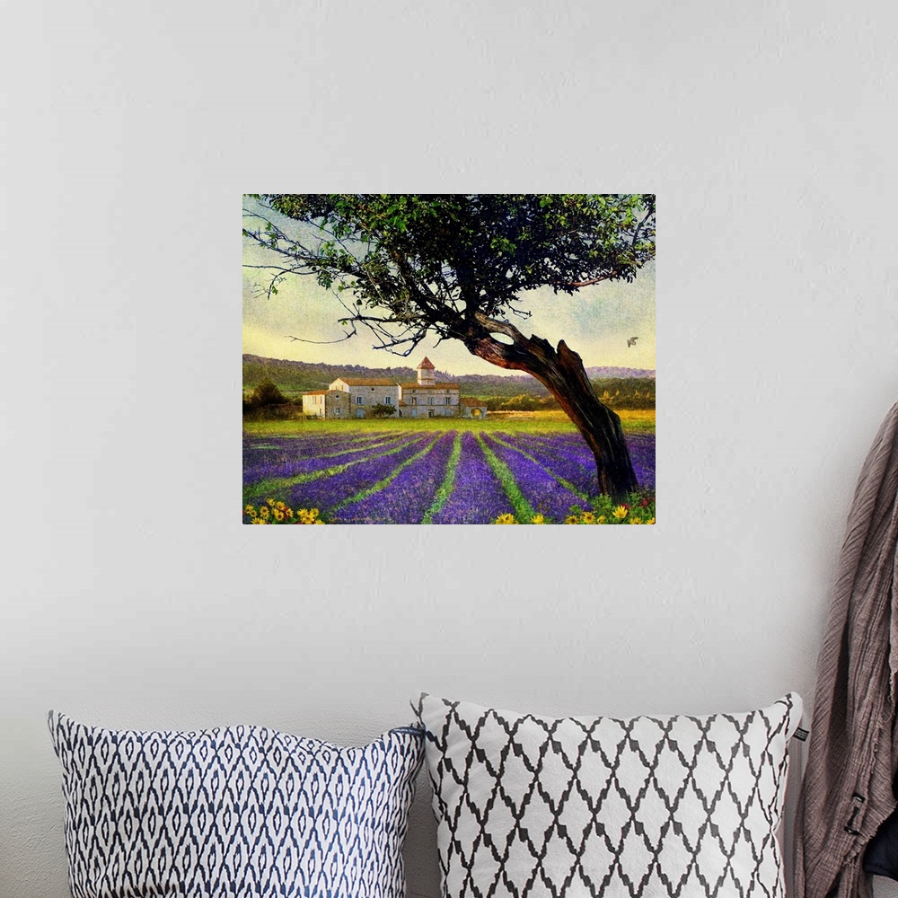 A bohemian room featuring Tree Lavender Villa