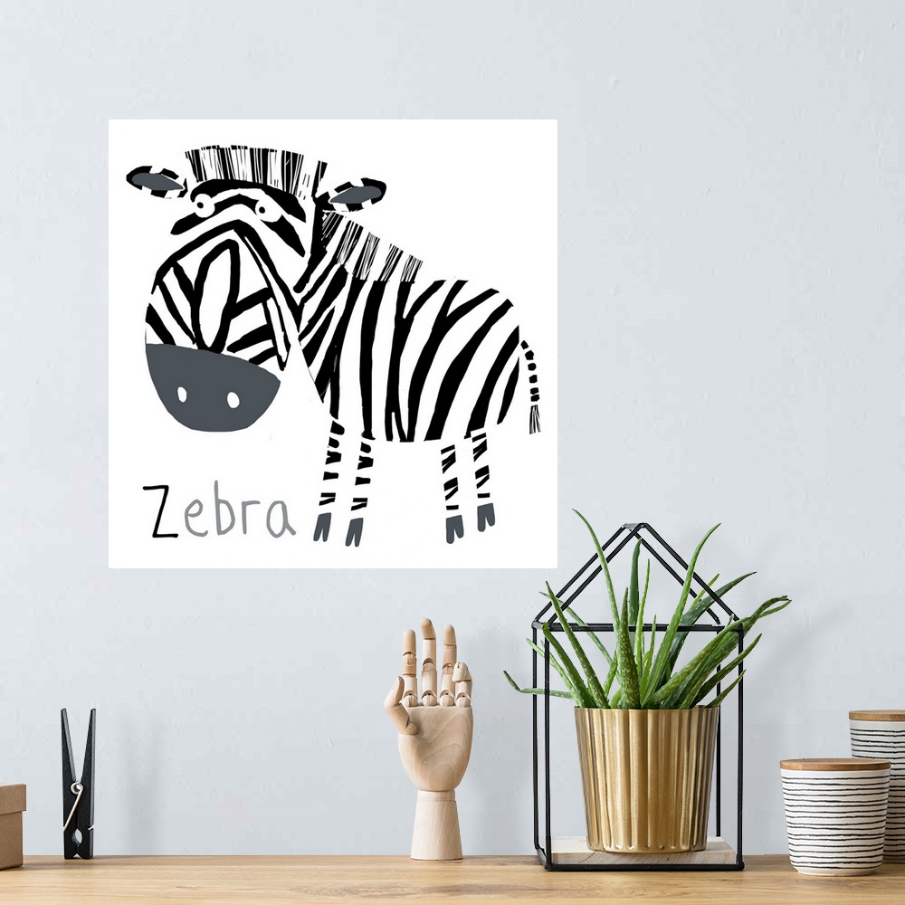 A bohemian room featuring Z for Zebra