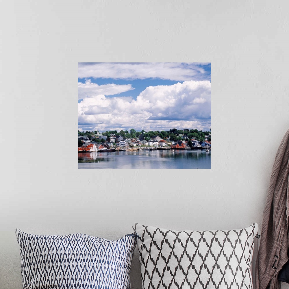 A bohemian room featuring Waterfront and Town Lunenburg Nova Scotia Canada