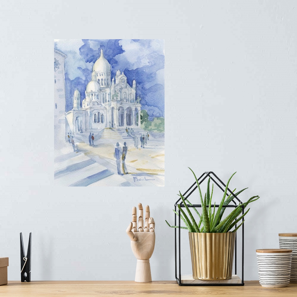 A bohemian room featuring Sacre Coeur Afternoon