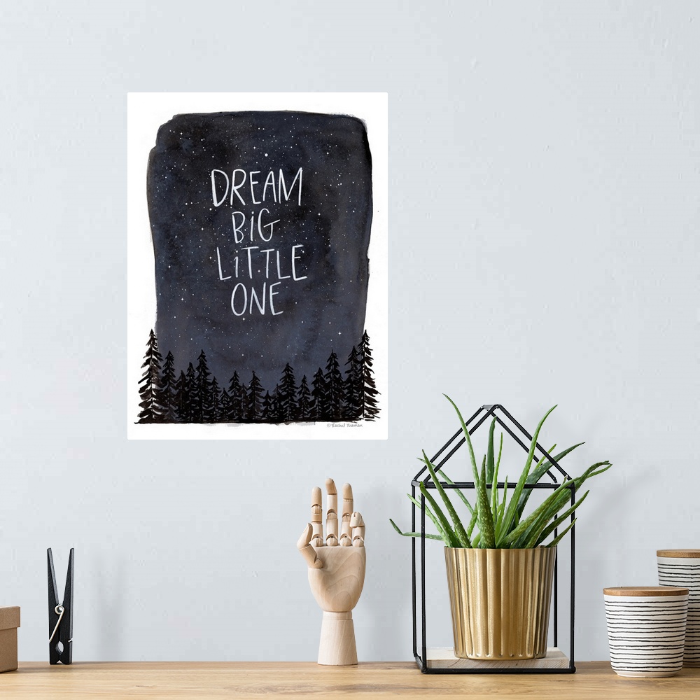 A bohemian room featuring Dream Big Little One