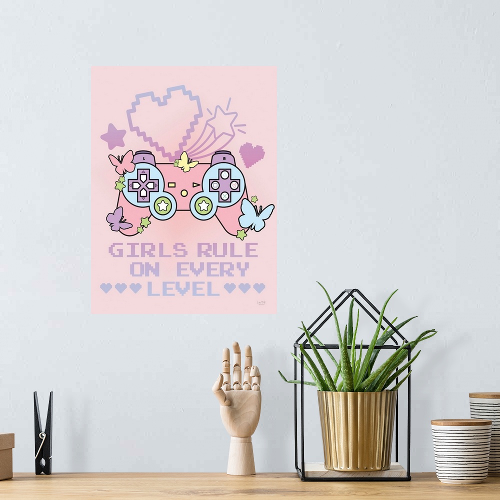A bohemian room featuring Girls Rule On Every Level