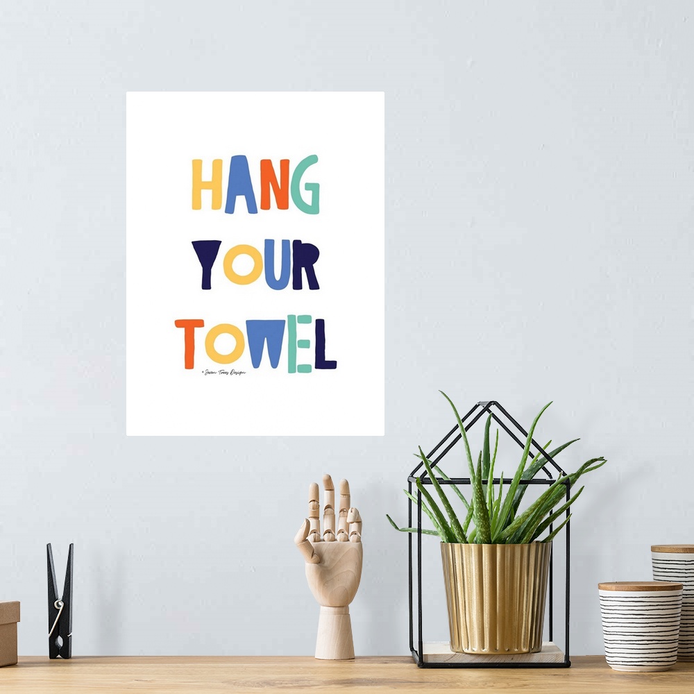 A bohemian room featuring Hang Your Towel