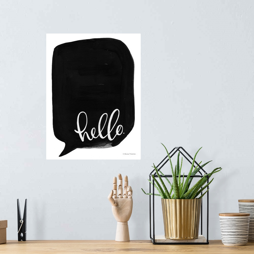 A bohemian room featuring Hello