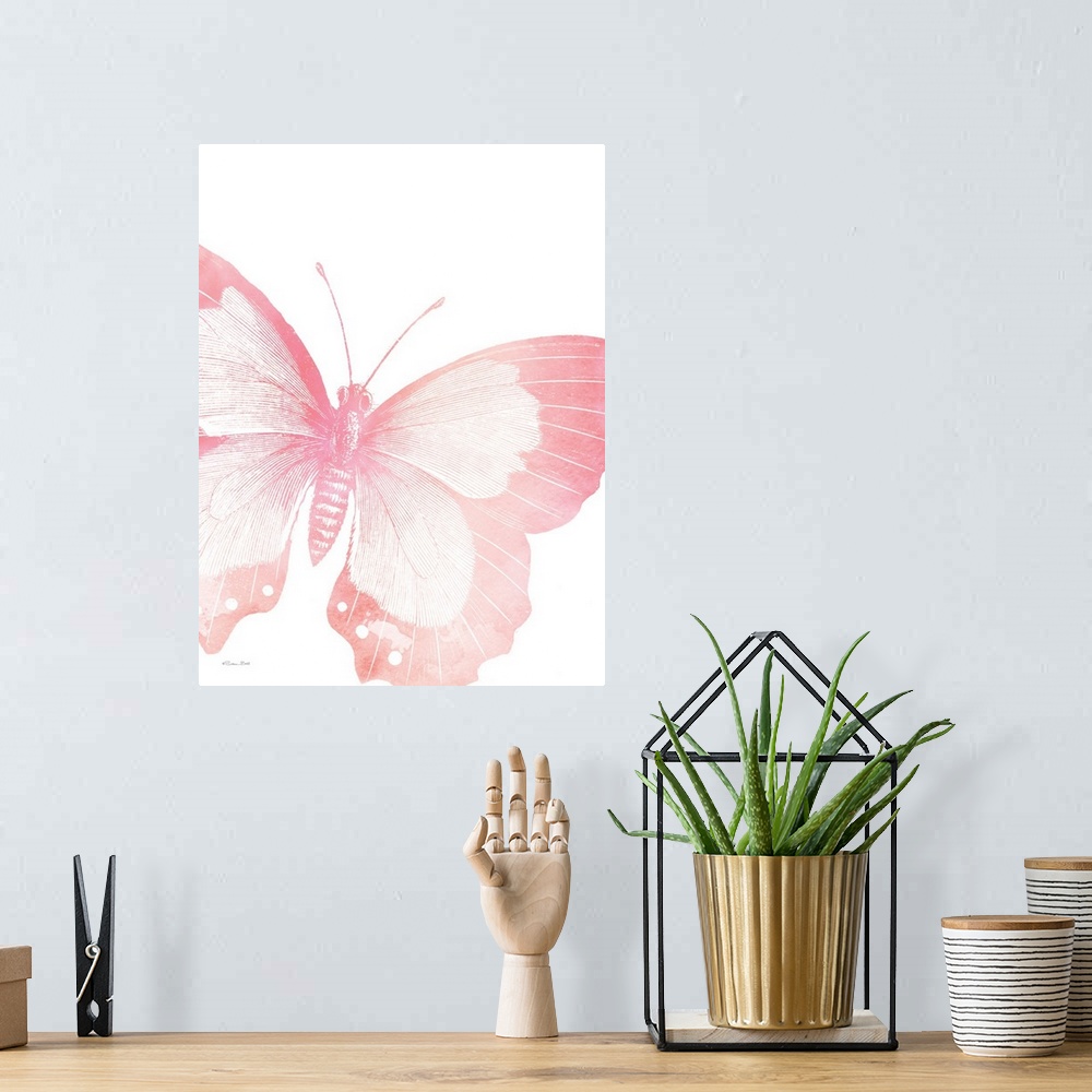 A bohemian room featuring Pink Butterfly V