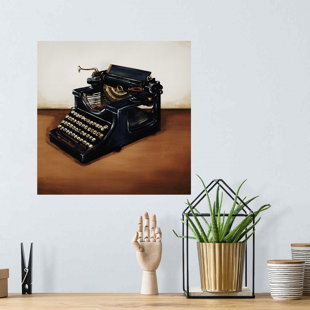 A bohemian room featuring Antique Typewriter