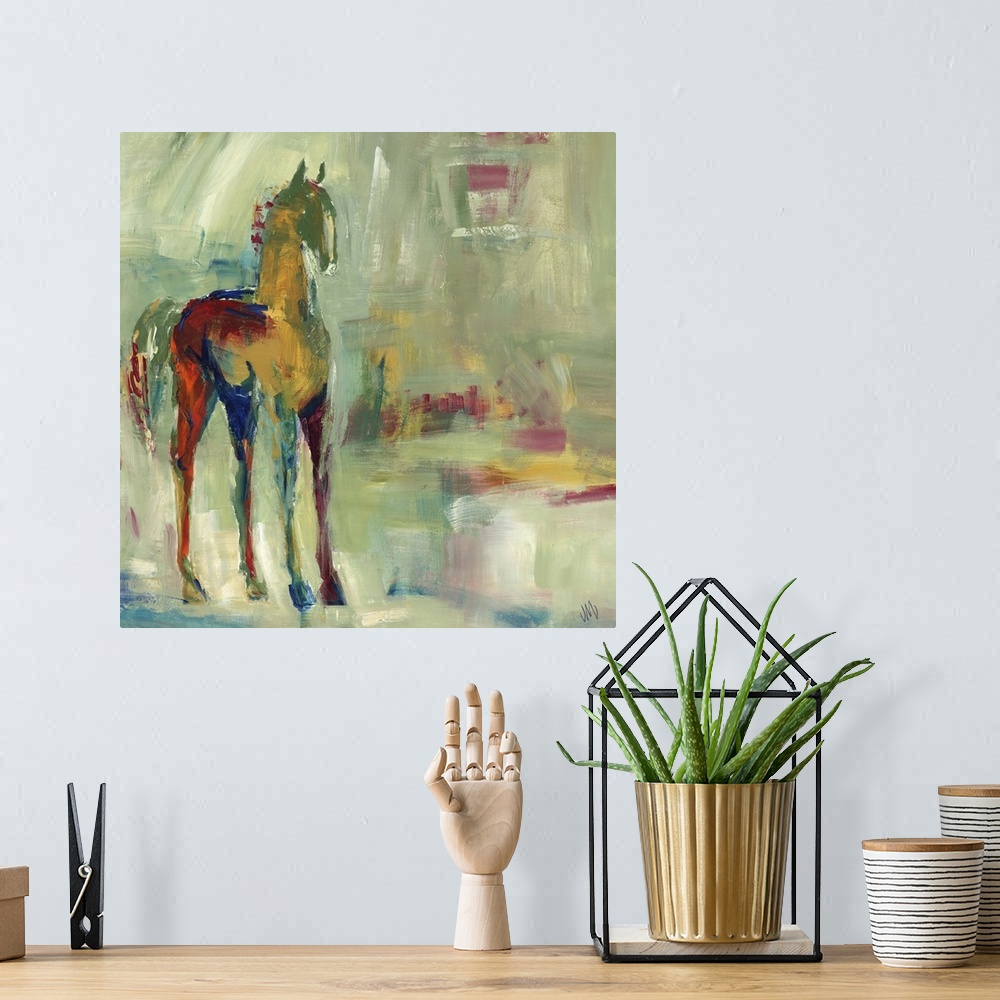 A bohemian room featuring Loose Reins II