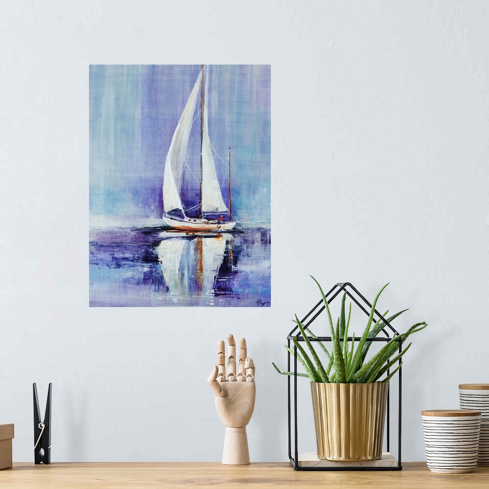 A bohemian room featuring Rather Be Sailing I