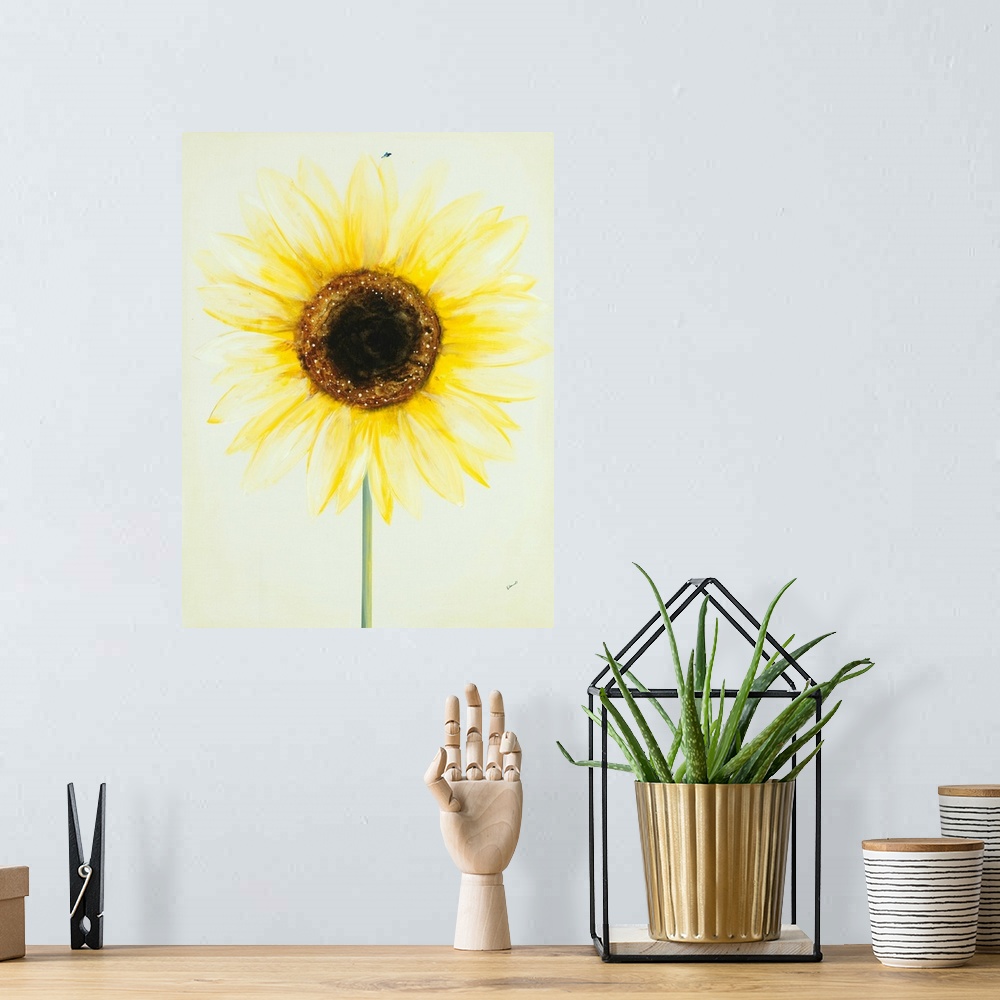 A bohemian room featuring Subtle Sunflower