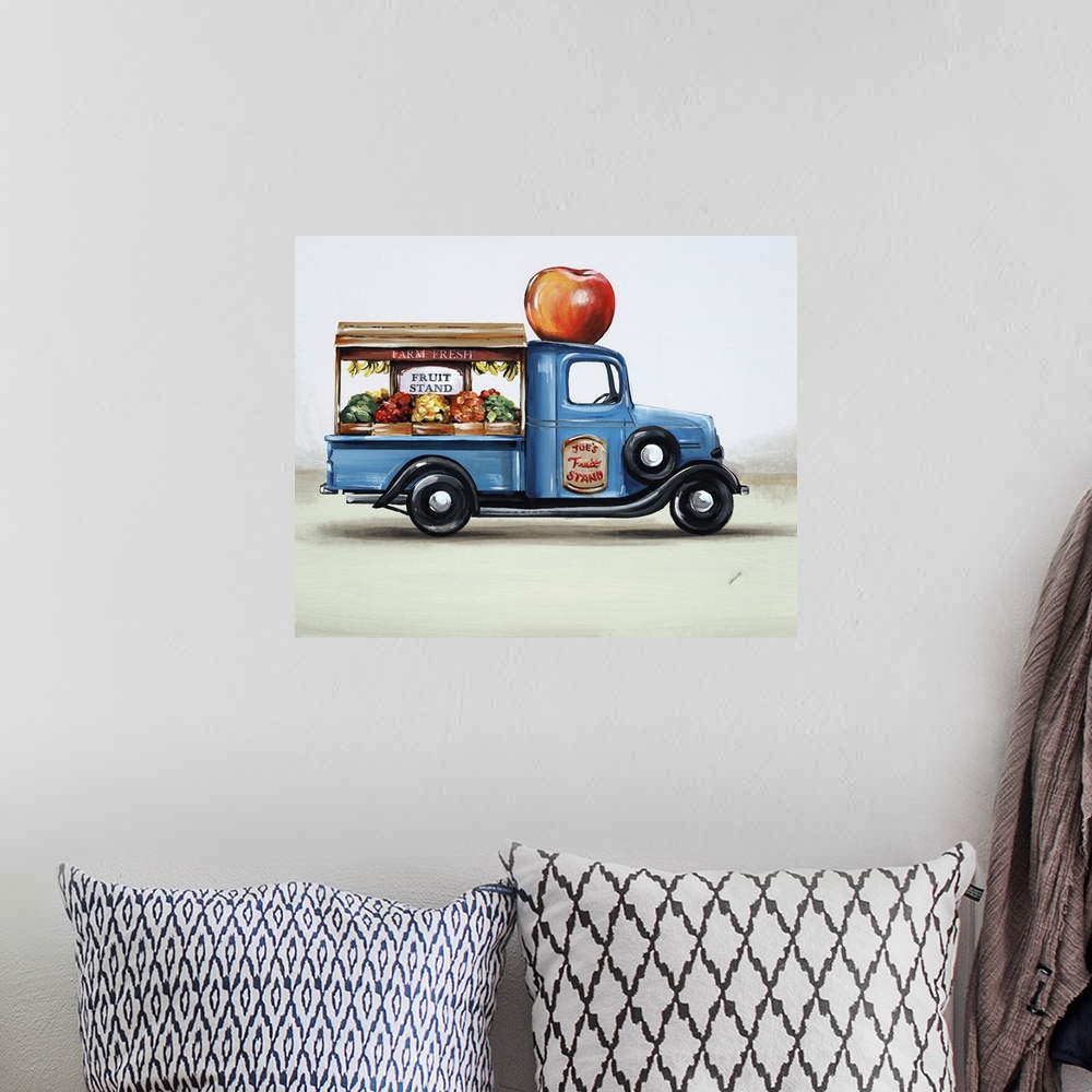 A bohemian room featuring Work Truck I