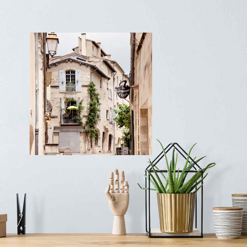 A bohemian room featuring France Provence Square Collection - Provencal Building