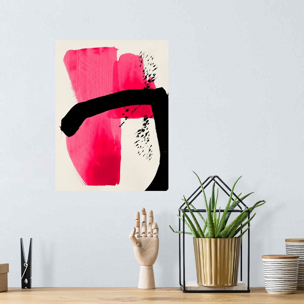 A bohemian room featuring Bright Strokes II