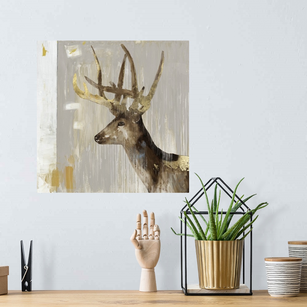 A bohemian room featuring Stag I