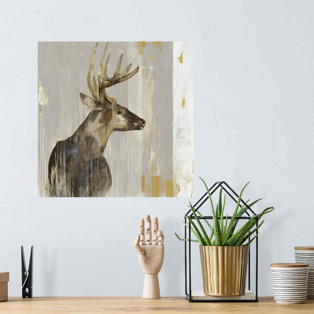 A bohemian room featuring Stag II