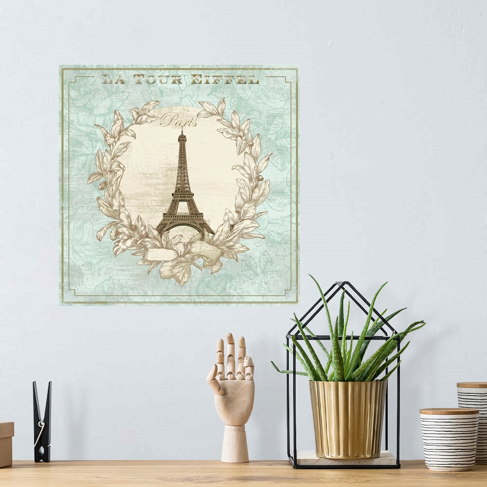 A bohemian room featuring Tour De Eiffel Mini