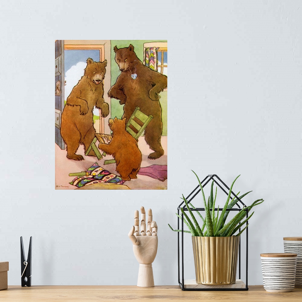 A bohemian room featuring Three Bears, The