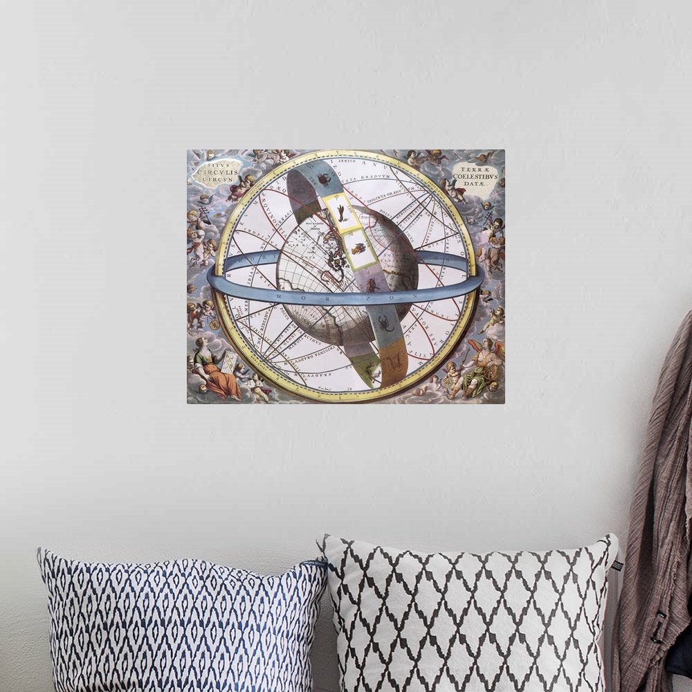 A bohemian room featuring The celestial sphere