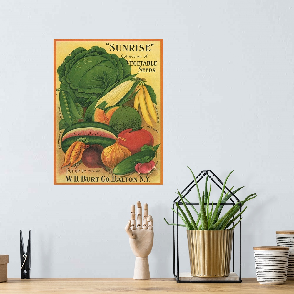 A bohemian room featuring Vegetables