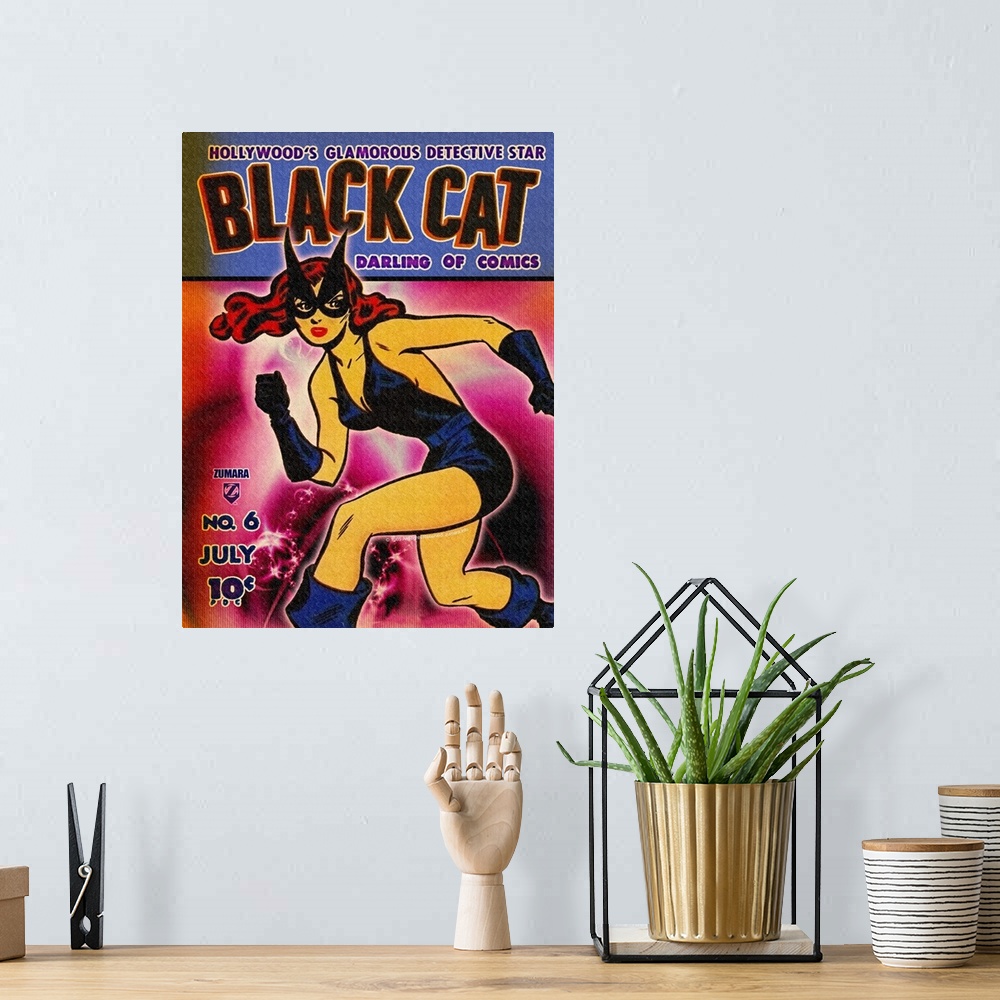 A bohemian room featuring Black Cat 6