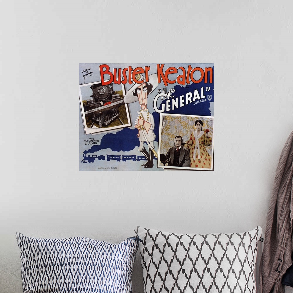 A bohemian room featuring Buster Keaton The General 4