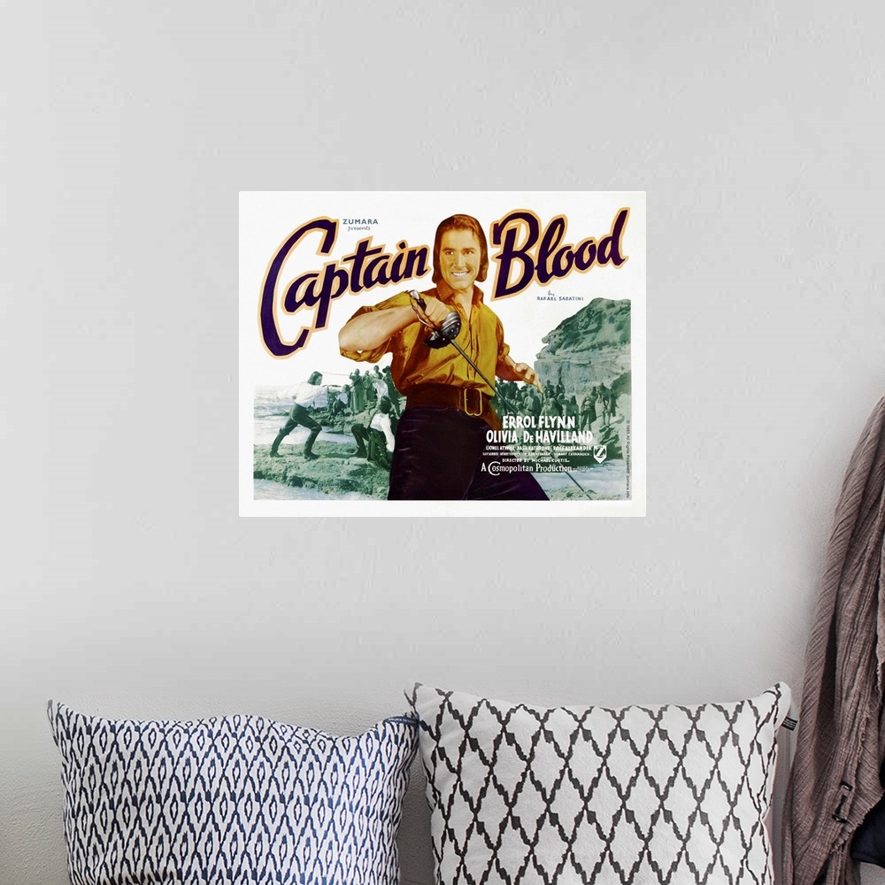 A bohemian room featuring Captain Blood 1