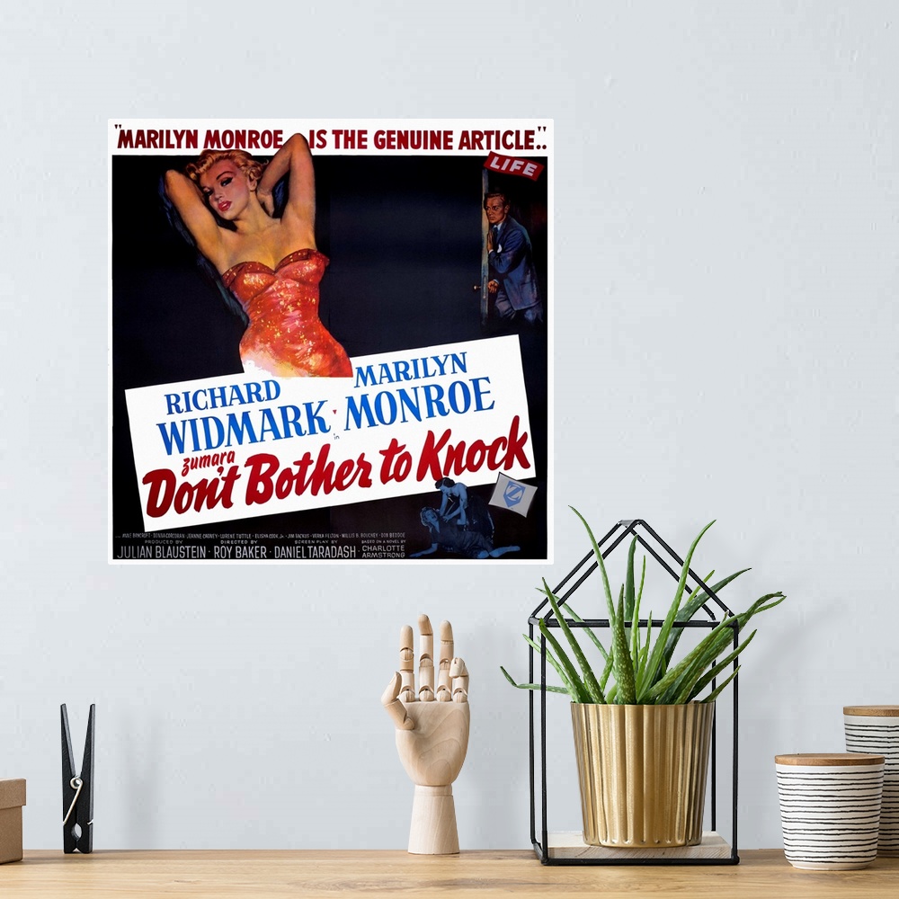 A bohemian room featuring Marilyn Monroe Don't Bother to Knock 2