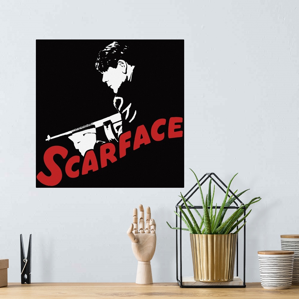 A bohemian room featuring Scarface 2