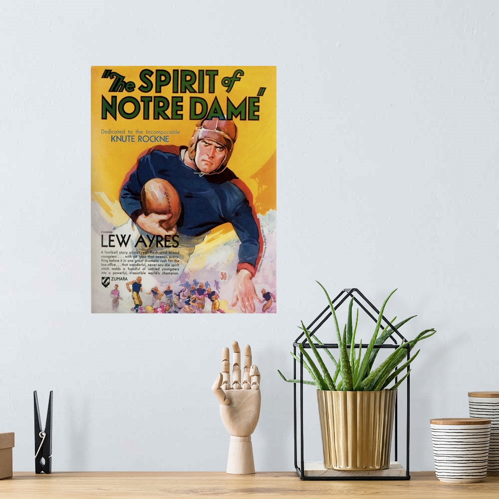 A bohemian room featuring Spirit of Notre Dame