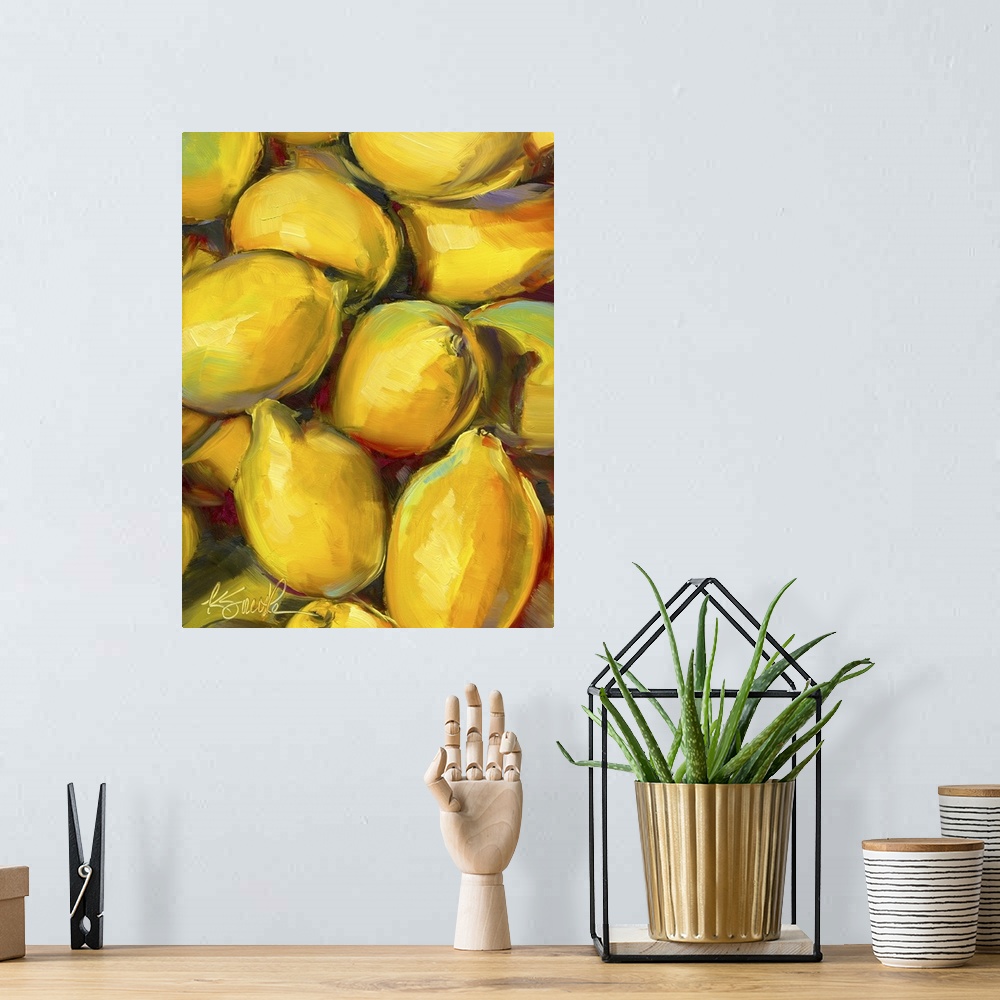 A bohemian room featuring Fresh Lemons