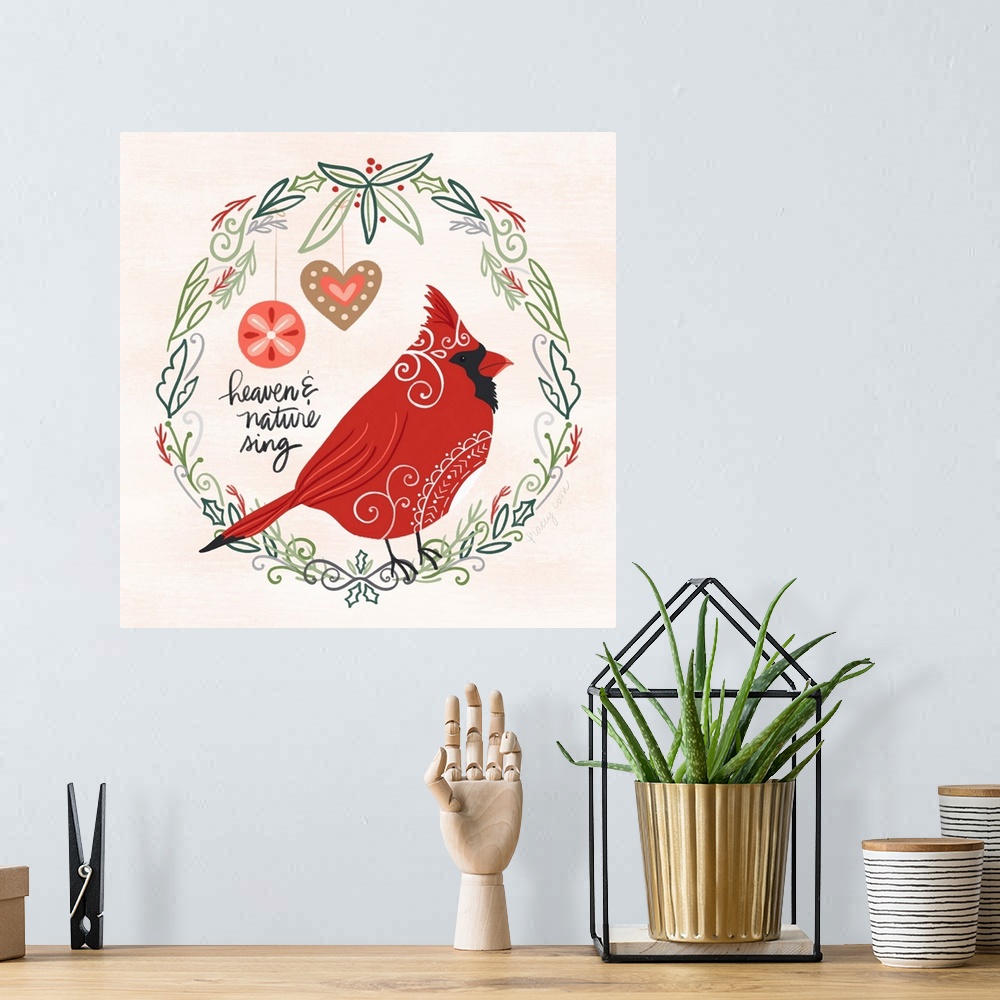 A bohemian room featuring Hygge Christmas I