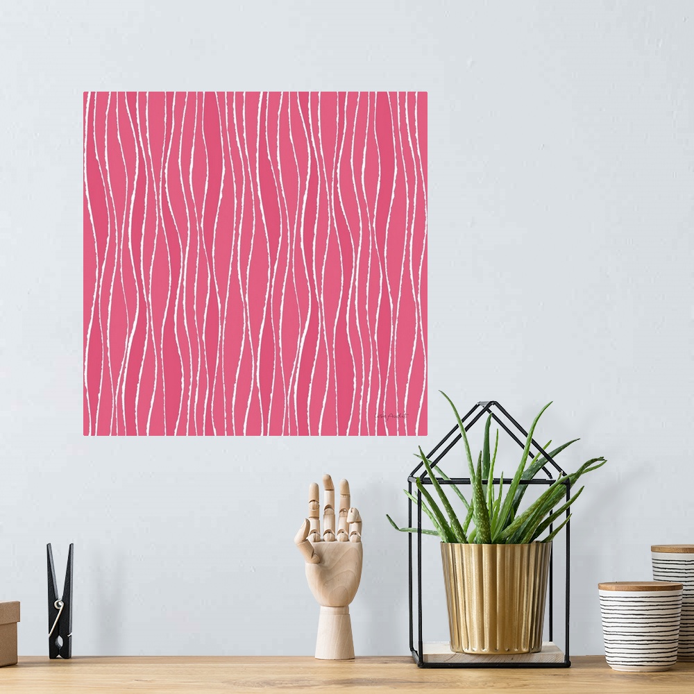 A bohemian room featuring Think Pink Hot Lips