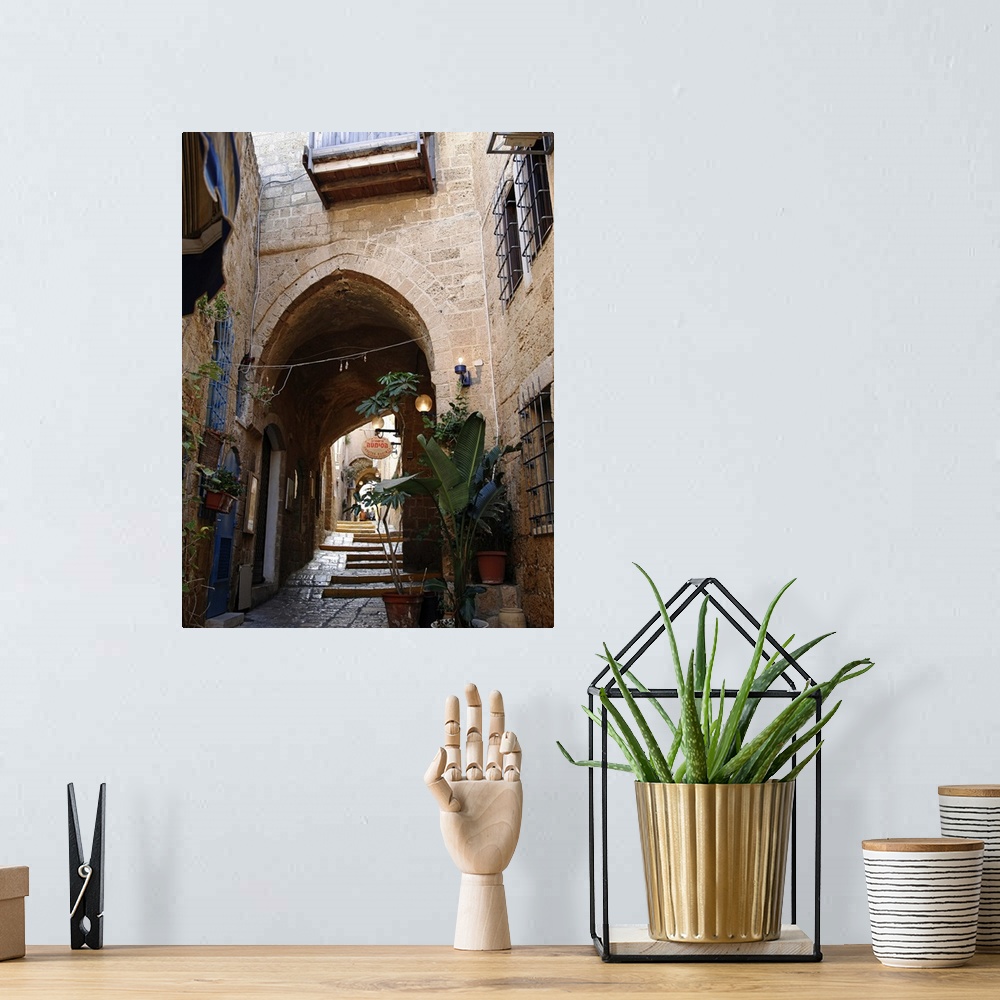 A bohemian room featuring Alleys in the Old Jaffa, Tel Aviv, Israel, Middle East