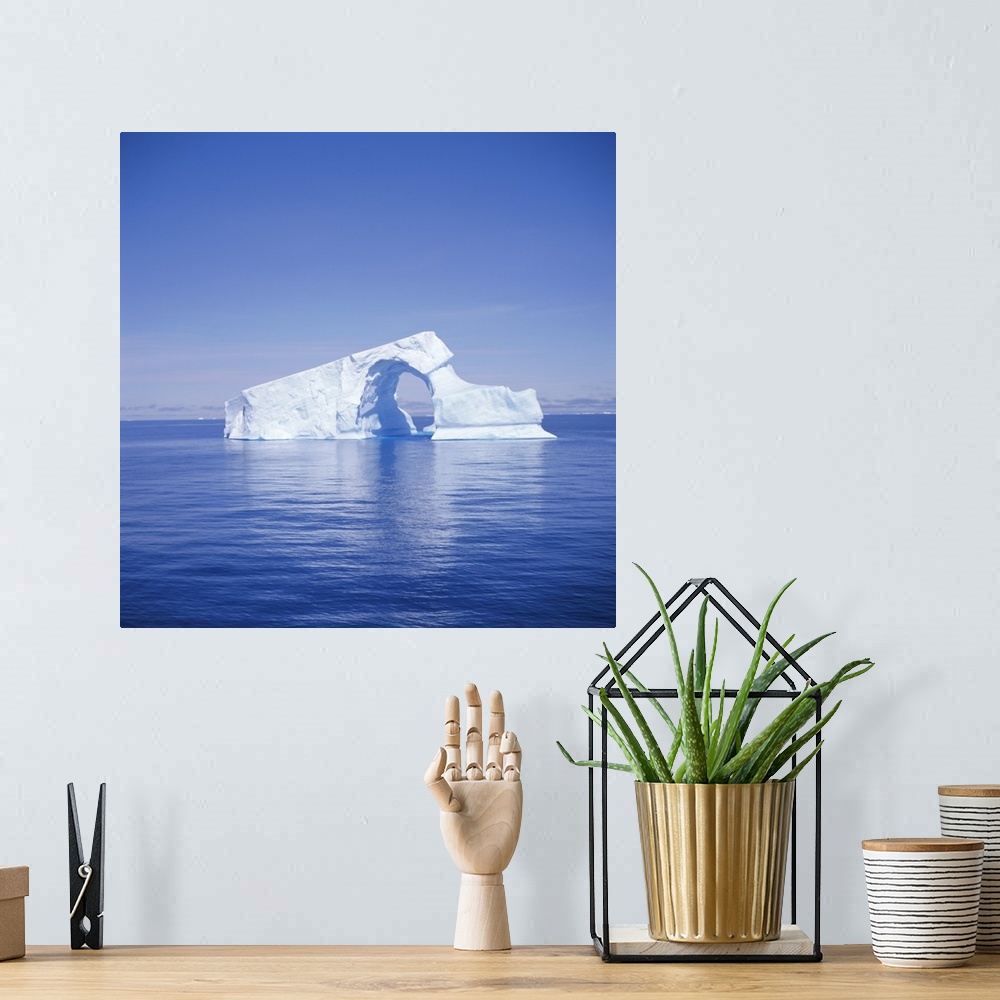 A bohemian room featuring Arched iceberg, Antarctica