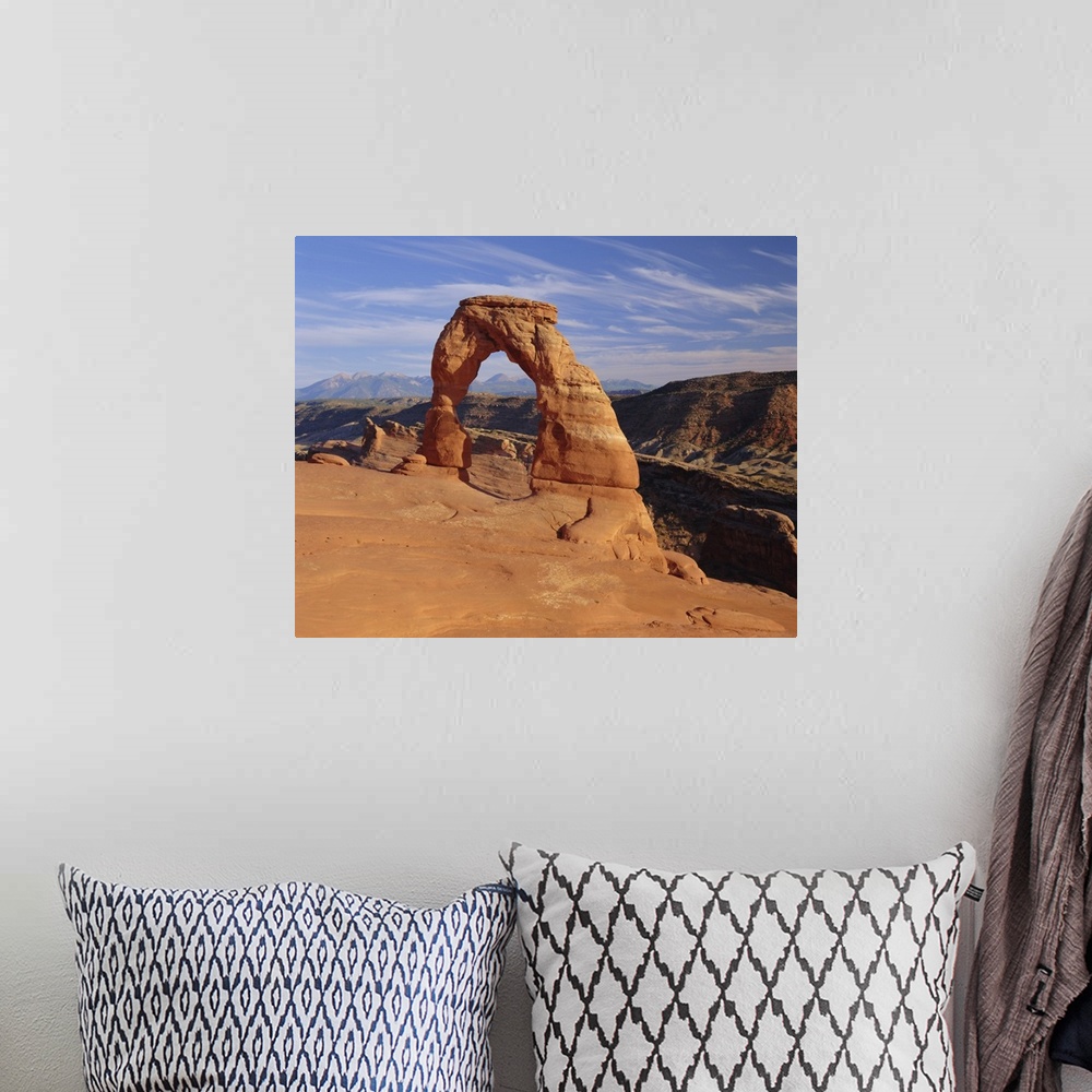 A bohemian room featuring Delicate Arch, Arches National Park, Utah
