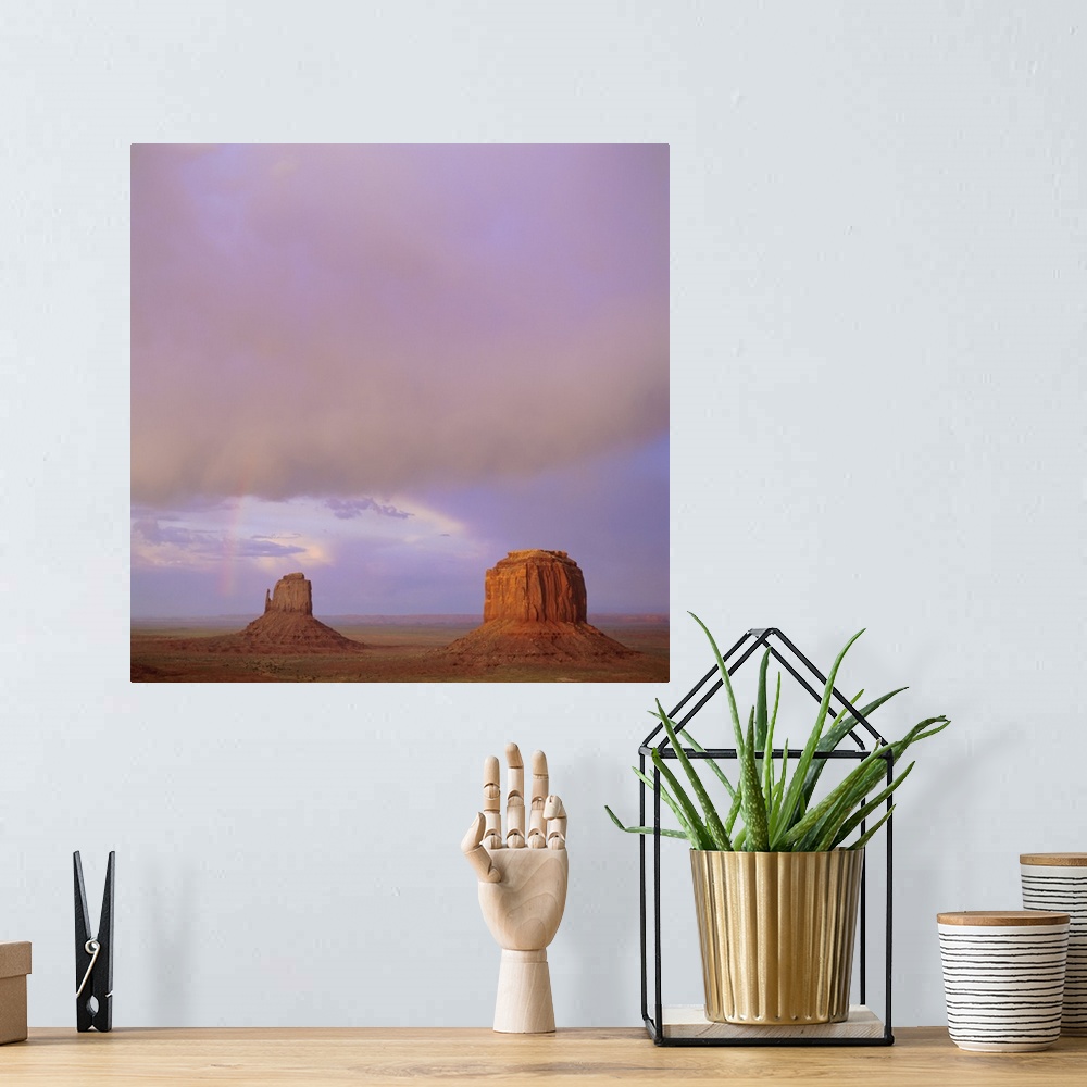 A bohemian room featuring East Mitten and Merrick Buttes, Monument Valley, Arizona