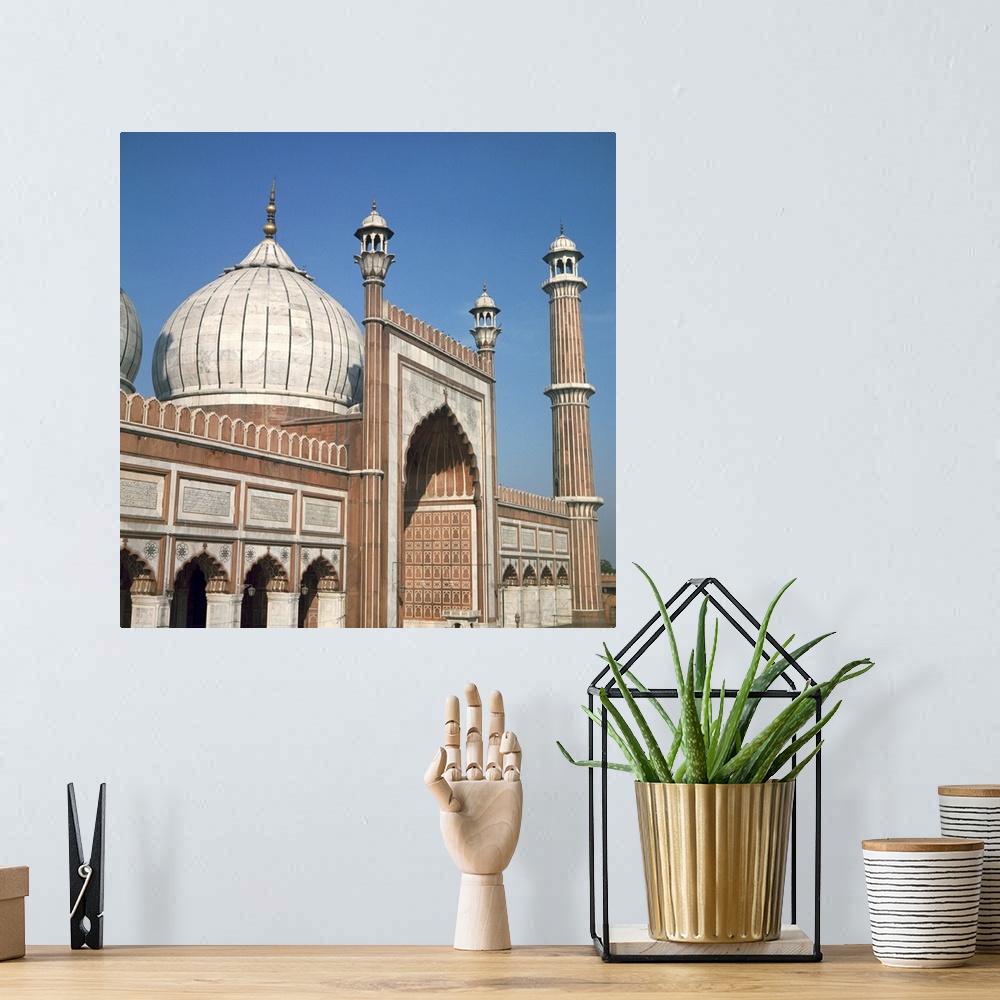 A bohemian room featuring Jumma Mosque, Delhi, India, Asia