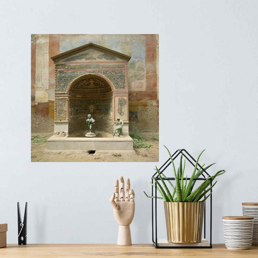 A bohemian room featuring Pompeii, Campania, Italy, Europe