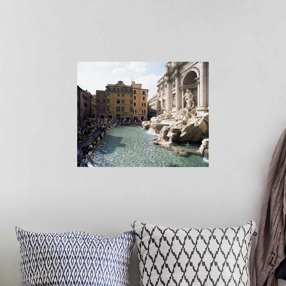 A bohemian room featuring Trevi Fountain, Rome, Lazio, Italy