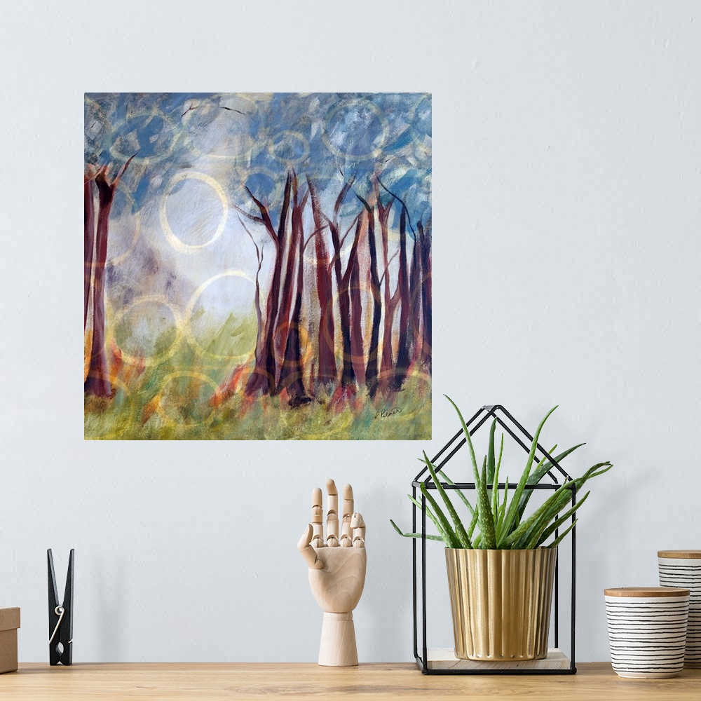 A bohemian room featuring Something In The Trees II