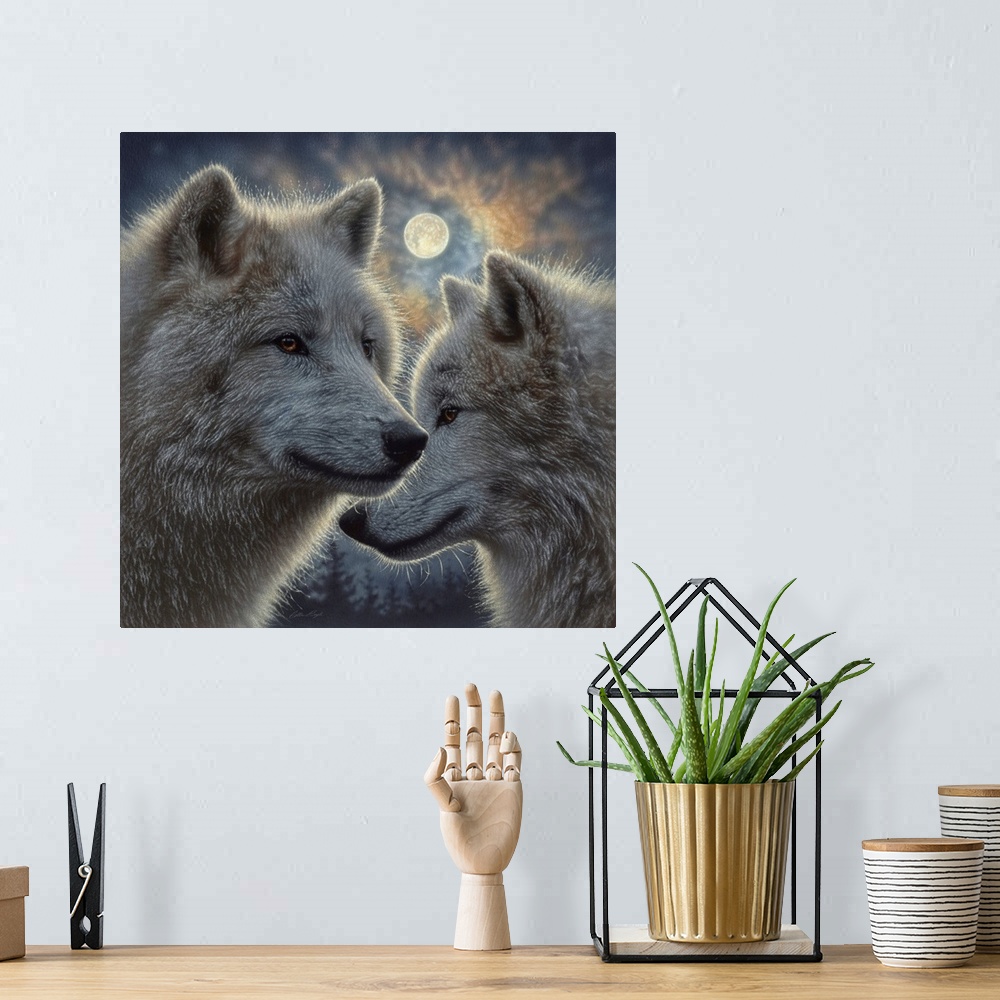 wolf mates art